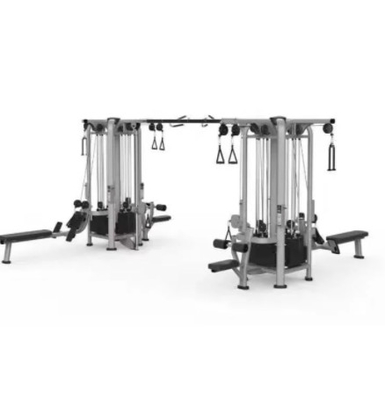 1200 کیلوگرم فولاد 8 ایستگاه چند دستگاه بدنسازی 3800 * 3900 * 2350 میلی متر