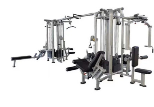 1200 کیلوگرم فولاد 8 ایستگاه چند دستگاه بدنسازی 3800 * 3900 * 2350 میلی متر