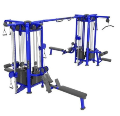 1200 کیلوگرم فولاد 8 ایستگاه چند دستگاه بدنسازی 3800 * 3900 * 2350 میلی متر